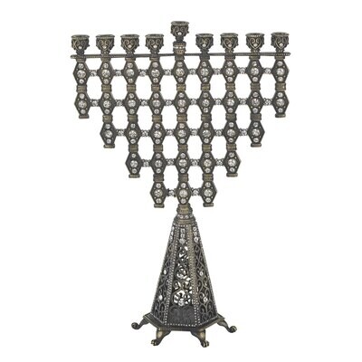 Olivia Riegel Bronze Ziva Menorah CH2113, MPN: CH2113,