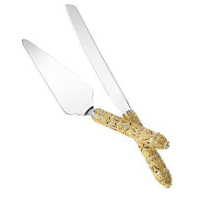Olivia Riegel Gold Windsor Dessert Serving Set CK1103, MPN: CK1103, 817655017389