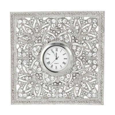 Olivia Riegel Silver Windsor Desk Clock CL6009, MPN: CL6009,
