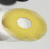 3M 6 Dia 80grit Yellow Radial Bristle Brush JT343, MPN: JT343,
