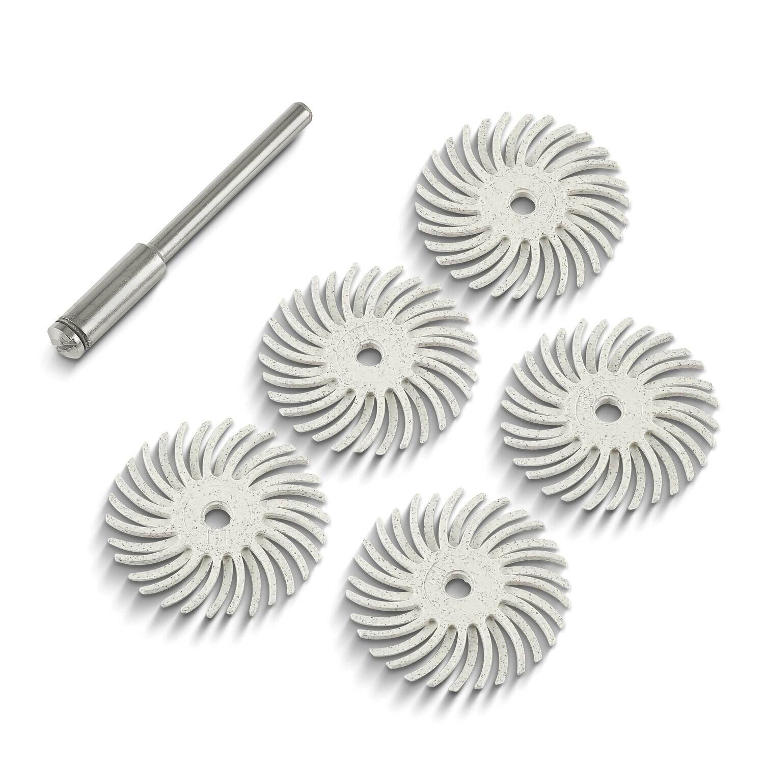 Pack of 24 3M 120 Grit 1in Bristle Disc Kit JT5157