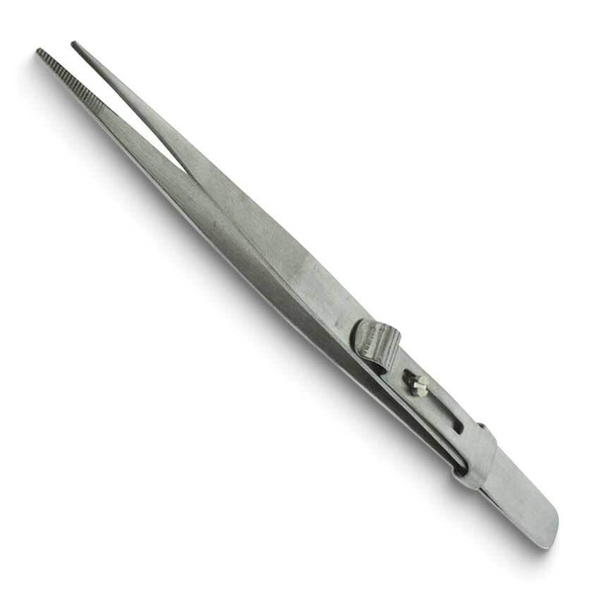 Economy Side-locking Serrated Tweezers JT5463, MPN: JT5463, 790524460854