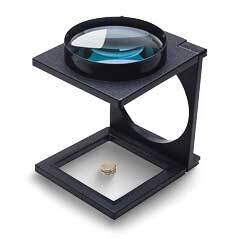 Black Folding Portable Hands Free 4.125 inch Diameter 3X Magnifier JT5570, MPN: JT5570, 654207153528