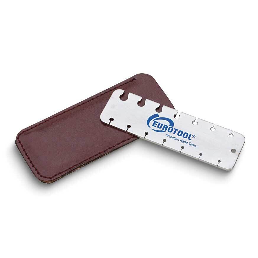 Wire Gauge Measures Wire or Sheet Metal Gauges 34 to 8 with Leather Sheath JT5541, MPN: JT5541, 654…