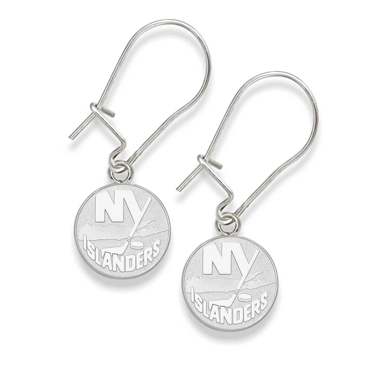 NEW YORK ISLANDERS LOGO 3/8 DANGLE EARRINGS (ERD) Sterling Silver ISL004ERD-SS, MPN: ISL004ERD-SS, …