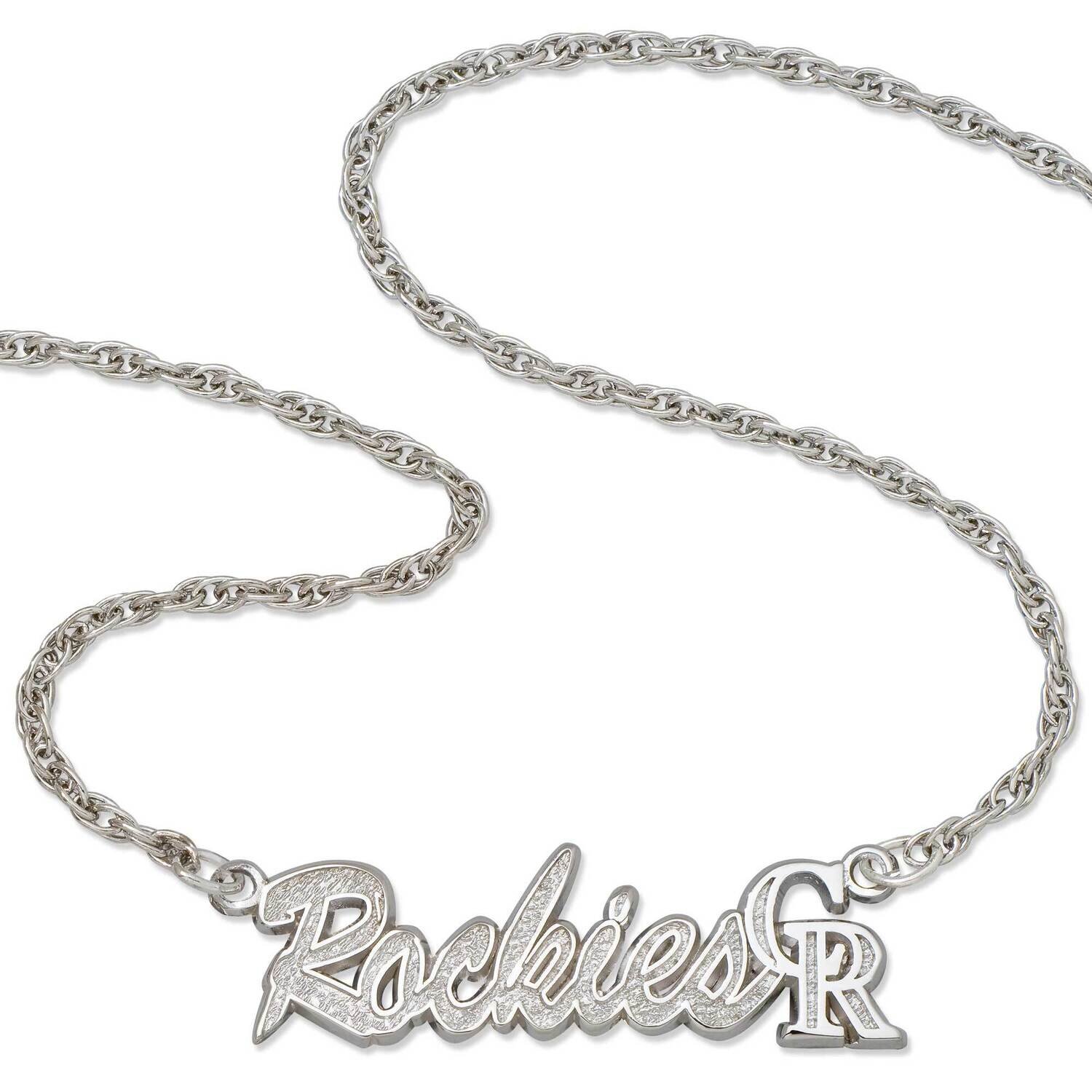 COLORADO ROCKIES SCRIPT NECKLACE Sterling Silver ROK029N-SS, MPN: ROK029N-SS, 634401830289