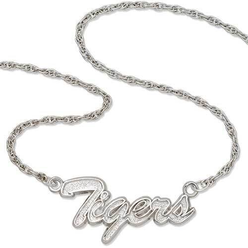 DETROIT TIGERS SCRIPT NECKLACE Sterling Silver TIG029N-SS, MPN: TIG029N-SS, 634401808233