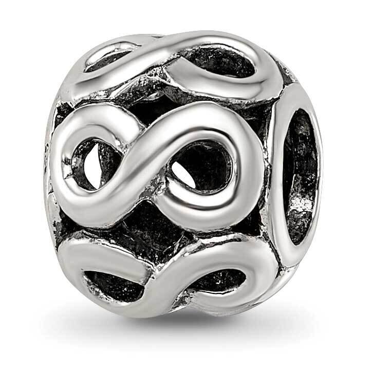 Infinity Symbol Bead Sterling Silver QRS4252