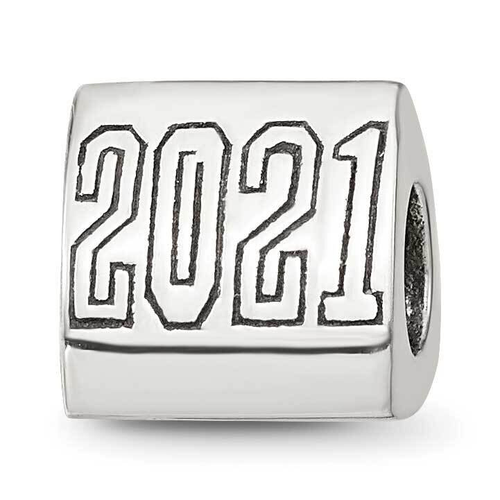 Graduation 2021 Trilogy Bead Sterling Silver QRS4274, MPN: QRS4274,