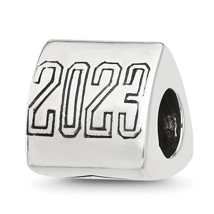 Grad 2023 Cap Trilogy Bead Sterling Silver QRS4397, MPN: QRS4397,