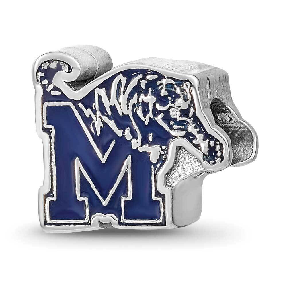 SS The University of Memphis M Tiger Enameled Extruded Logo SS500UMP