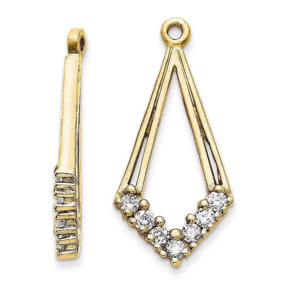 AAA Diamond earring jacket 14k Gold XJ16AAA, MPN: XJ16AAA, 883957337319