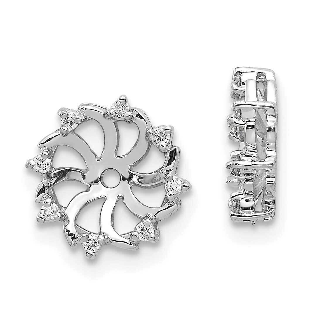 VS Diamond Earring Jacket 14k White Gold XJ31WVS, MPN: XJ31WVS, 883957997780