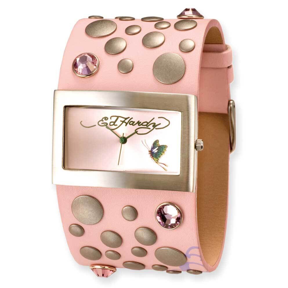 Ladies Ed Hardy Love Child Pink Watch XWA2942