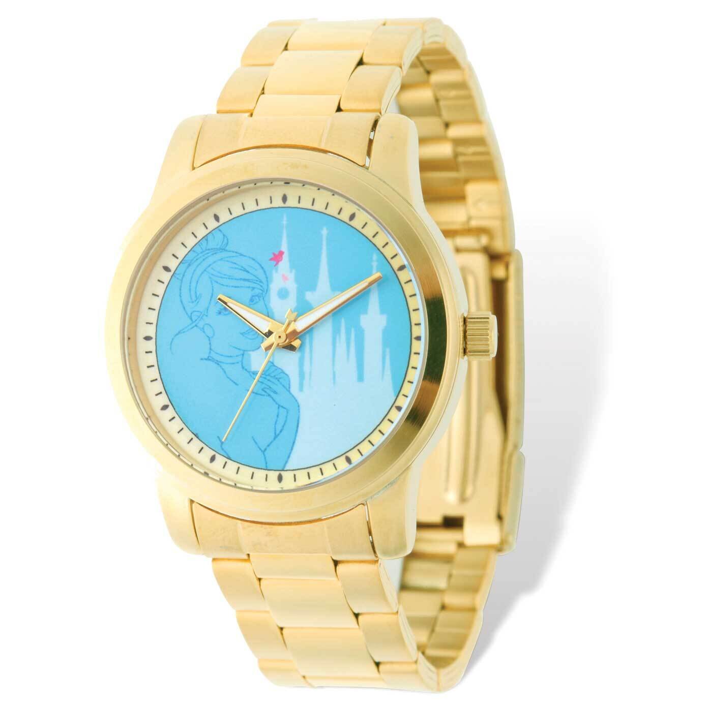 Ladies Disney Cinderella Gold-tone Bracelet Watch XWA4940