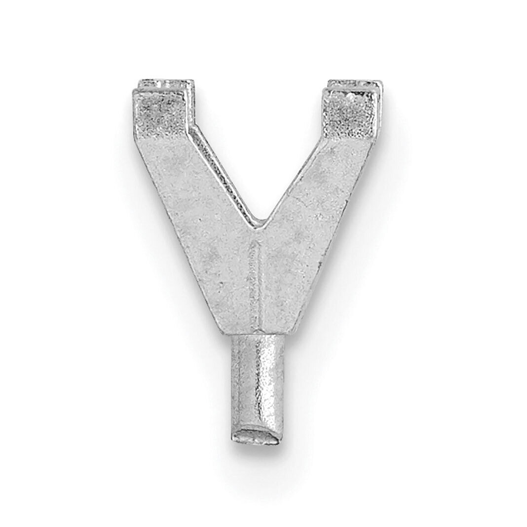 Princess V-End with Peg Head 4.25mm Setting 18k White Gold 8W180-4, MPN: 8W180-4,