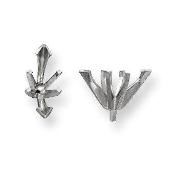 Marquise 6-Prong V-End with Peg Head .75ct. Setting Platinum PL259-7, MPN: PL259-7,