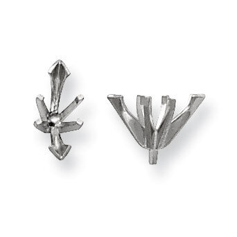 Marquise 6-Prong V-End with Peg Head .62ct. Setting Platinum PL259-6