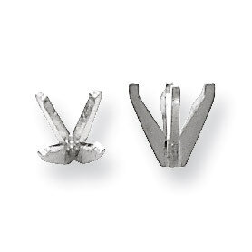 Round 4-Prong Low .33ct. Setting 14k White WG102-7, MPN: WG102-7,