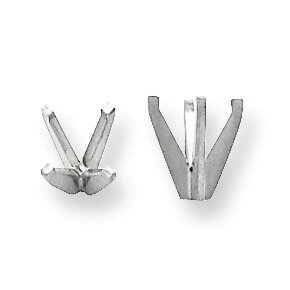 Round 4-Prong High .18ct. Setting 14k White WG101-5, MPN: WG101-5,