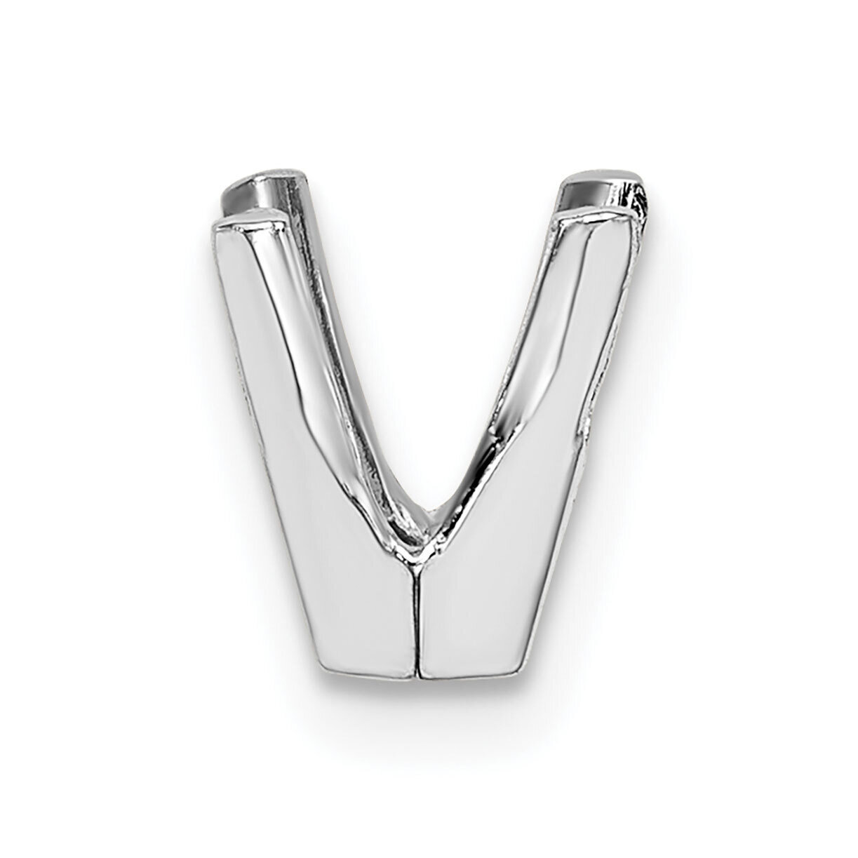 Round 4-Prong V Tapered .62ct. Setting 14k White WG105-4, MPN: WG105-4,
