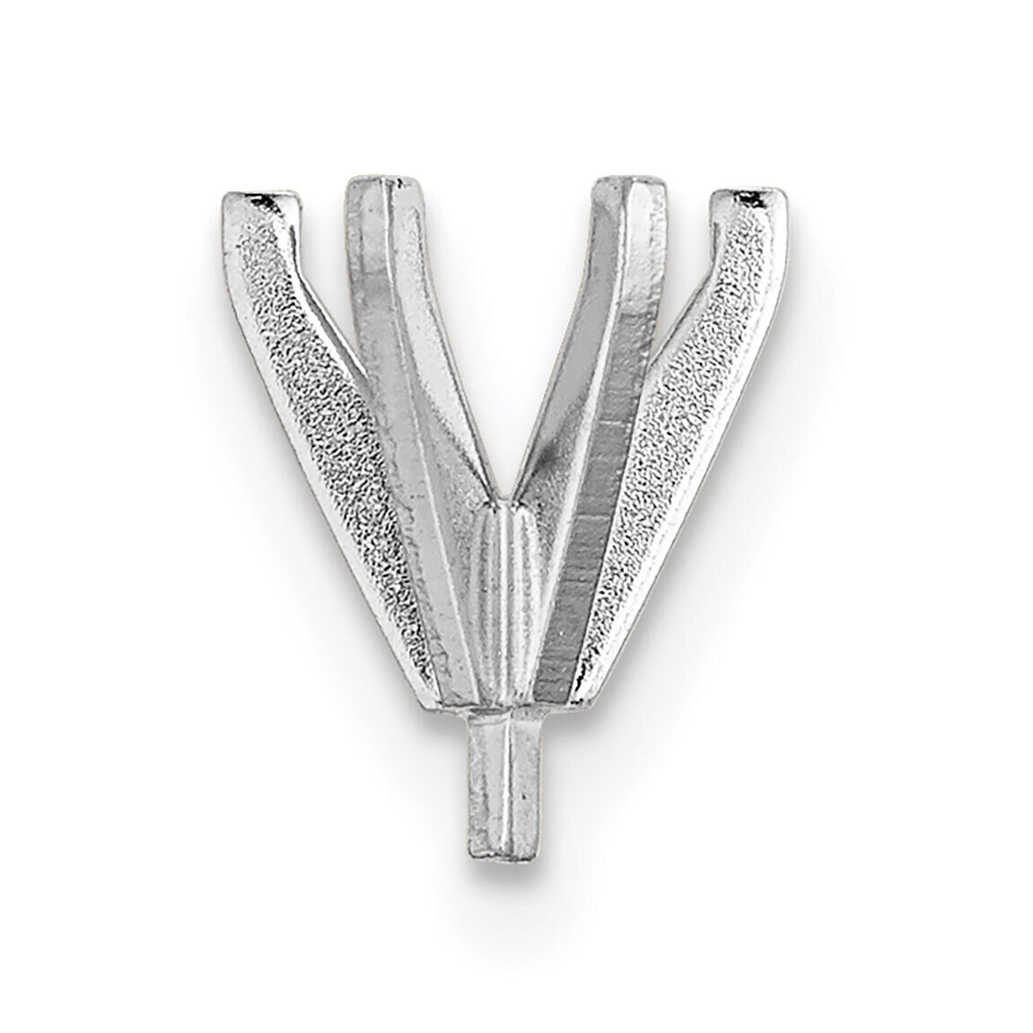 Round 6-Prong High with Peg Head 2.50ct. Setting 14k White WG151-16, MPN: WG151-16,