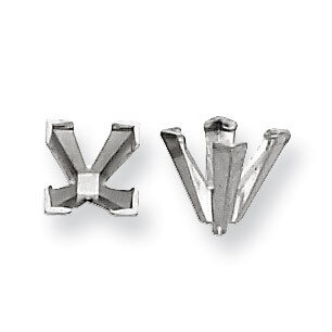 Princess One Piece Constuction V-End with Peg Head 2.50ct. Setting 14k White WG171-11, MPN: WG171-1…