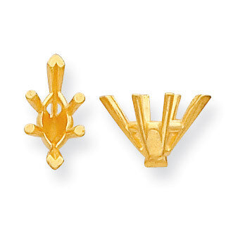 Marquise Tapered Center Head with Pad 1.25ct. Setting 14k Gold YG252-7, MPN: YG252-7,