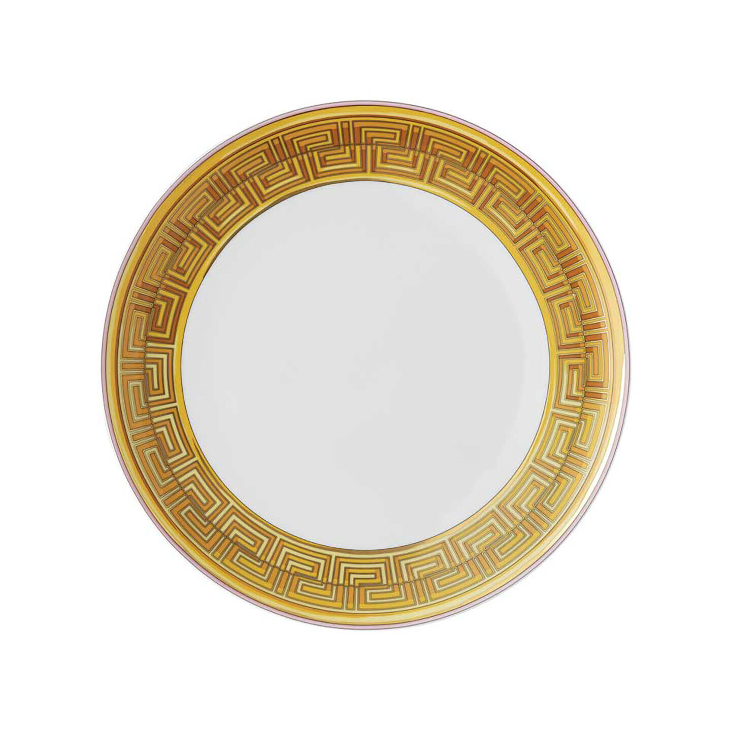 Versace Medusa Amplified Pink Coin Dinner Plate 11 Inch