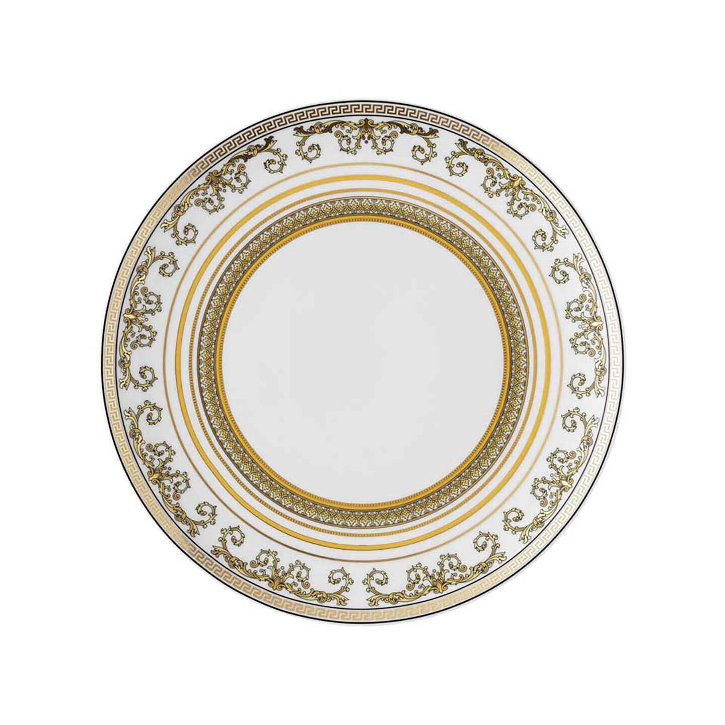 Versace Virtus Gala White Dinner Plate 11 Inch