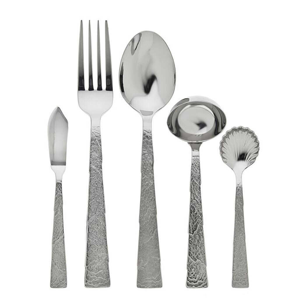 Ricci Slate 5 Piece Hostess Set 18/10 Stainless Steel 1501, MPN: 1501,