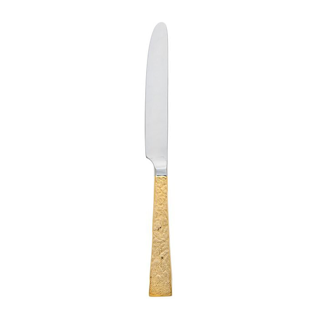 Ricci Slate Dinner Knife 18/10 Stainless Steel Gold-plated 16001