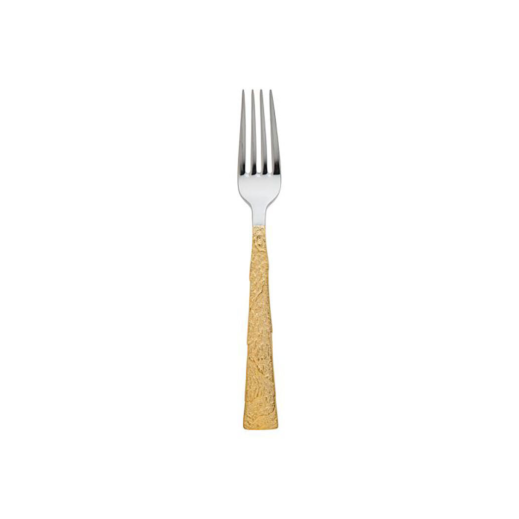 Ricci Slate Salad Fork 18/10 Stainless Steel Gold-plated 16004, MPN: 16004,