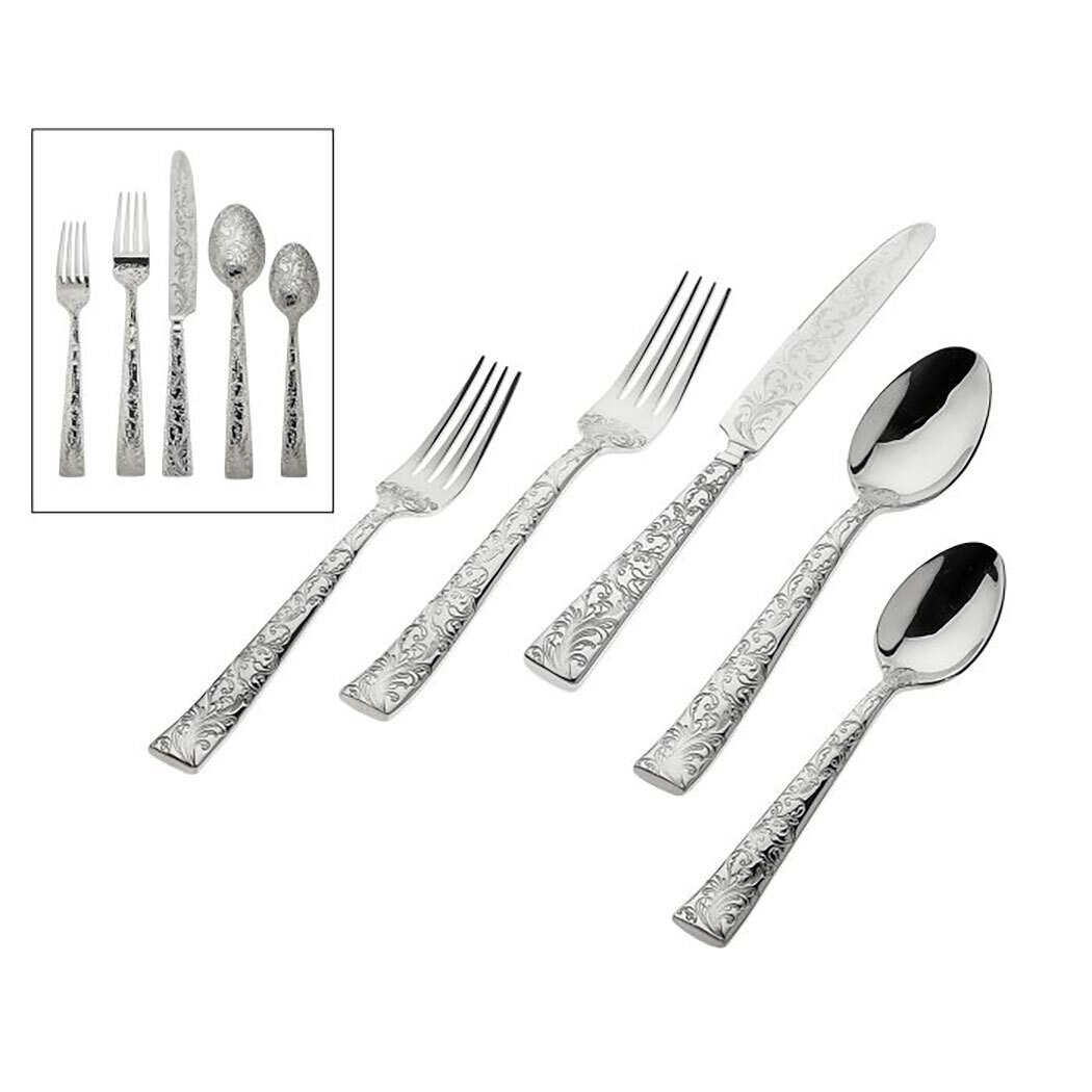 Ricci Parisian Garden 20 Piece Set 18/10 Stainless Steel 8875