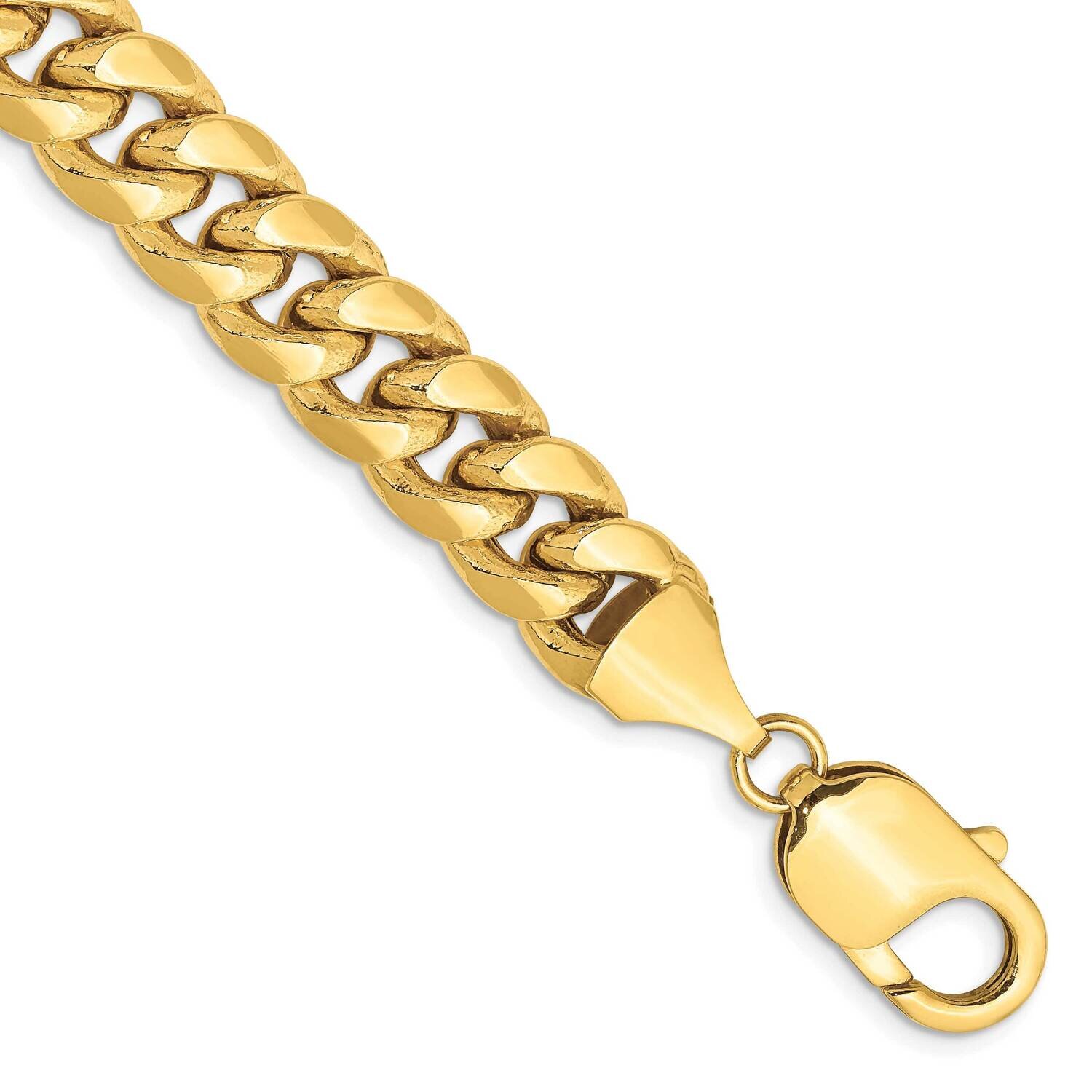 9.3mm Semi-Solid Miami Cuban Chain 8 Inch 10k Gold 10BC157-8, MPN: 10BC157-8, 191101568121