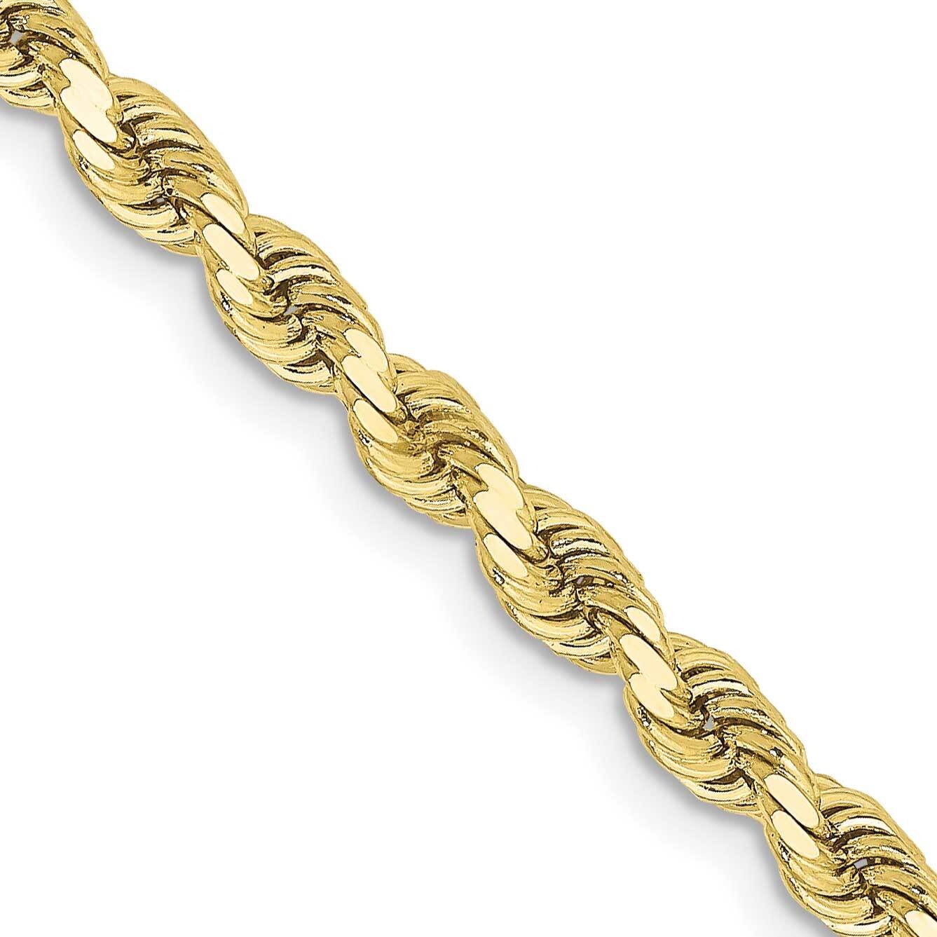 3.25mm Diamond-Cut Rope Chain 18 Inch 10k Gold 10K024-18