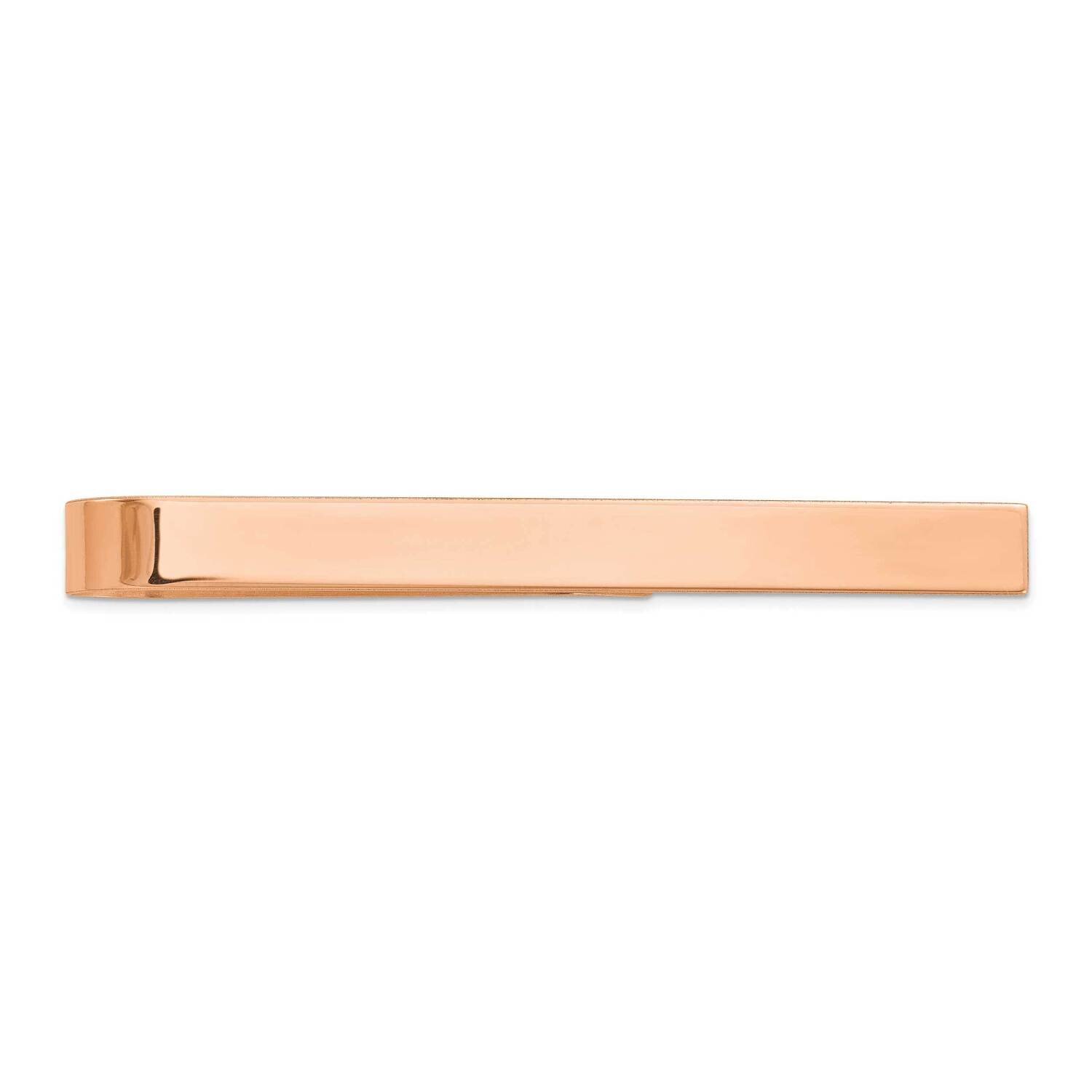 Polished Tie Bar 14K Rose Gold MC182R