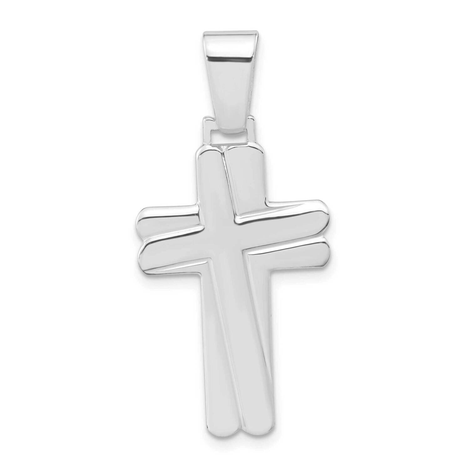 Cross Pendant Sterling Silver Polished QC8171, MPN: QC8171, 191101525971