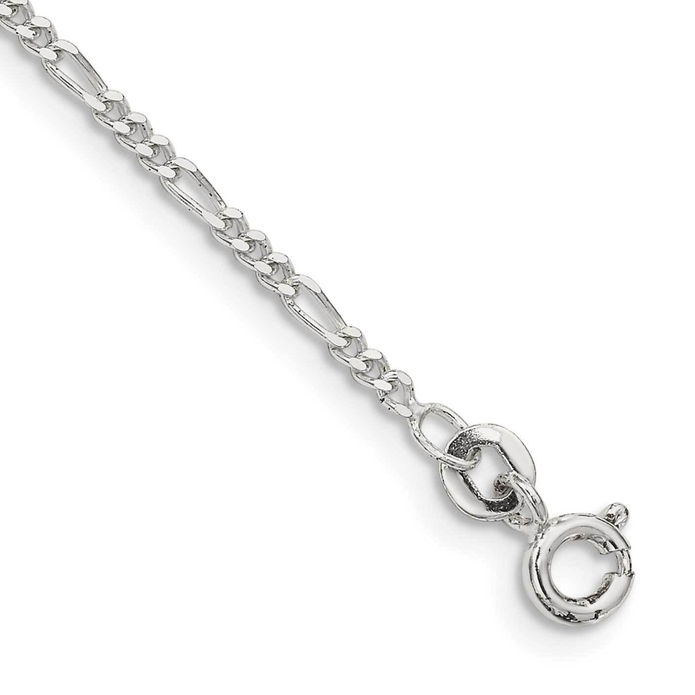 1.75mm Figaro Chain 6 Inch Sterling Silver QFG050-6, MPN: QFG050-6, 191101784262
