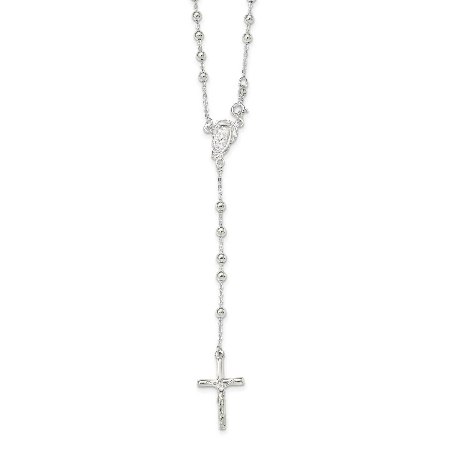 Crucifix Necklace Sterling Silver QH5126-24