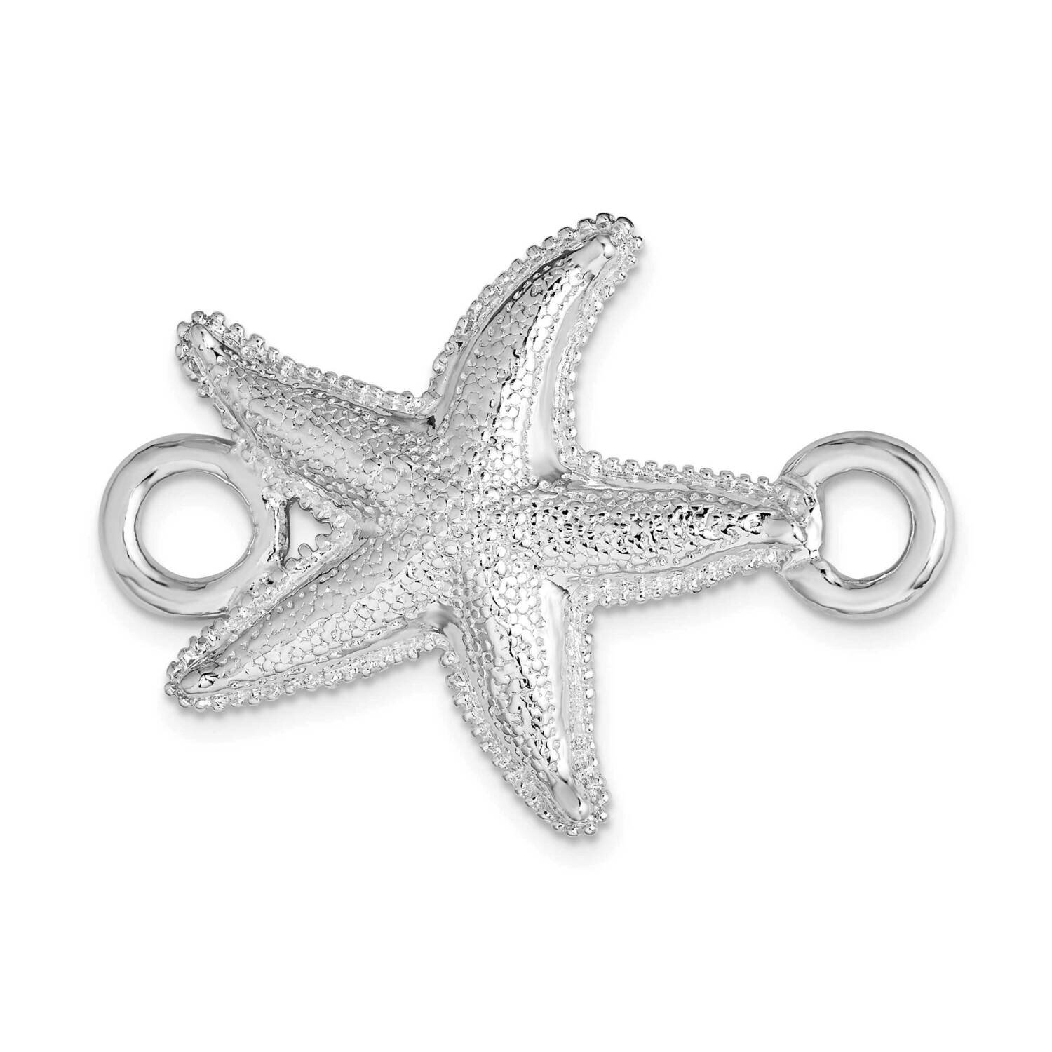 Starfish Wire Connector Sterling Silver QP5404
