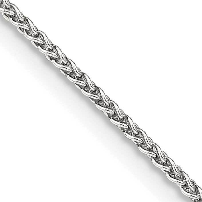 1.5mm Round Spiga Chain with 4 Inch Extension Sterling Silver QSP035E-22