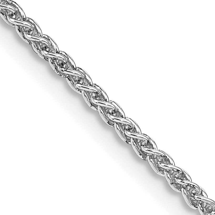 1.75mm Round Spiga Chain 24 Inch Sterling Silver Rhodium-Plated QSP050R-24