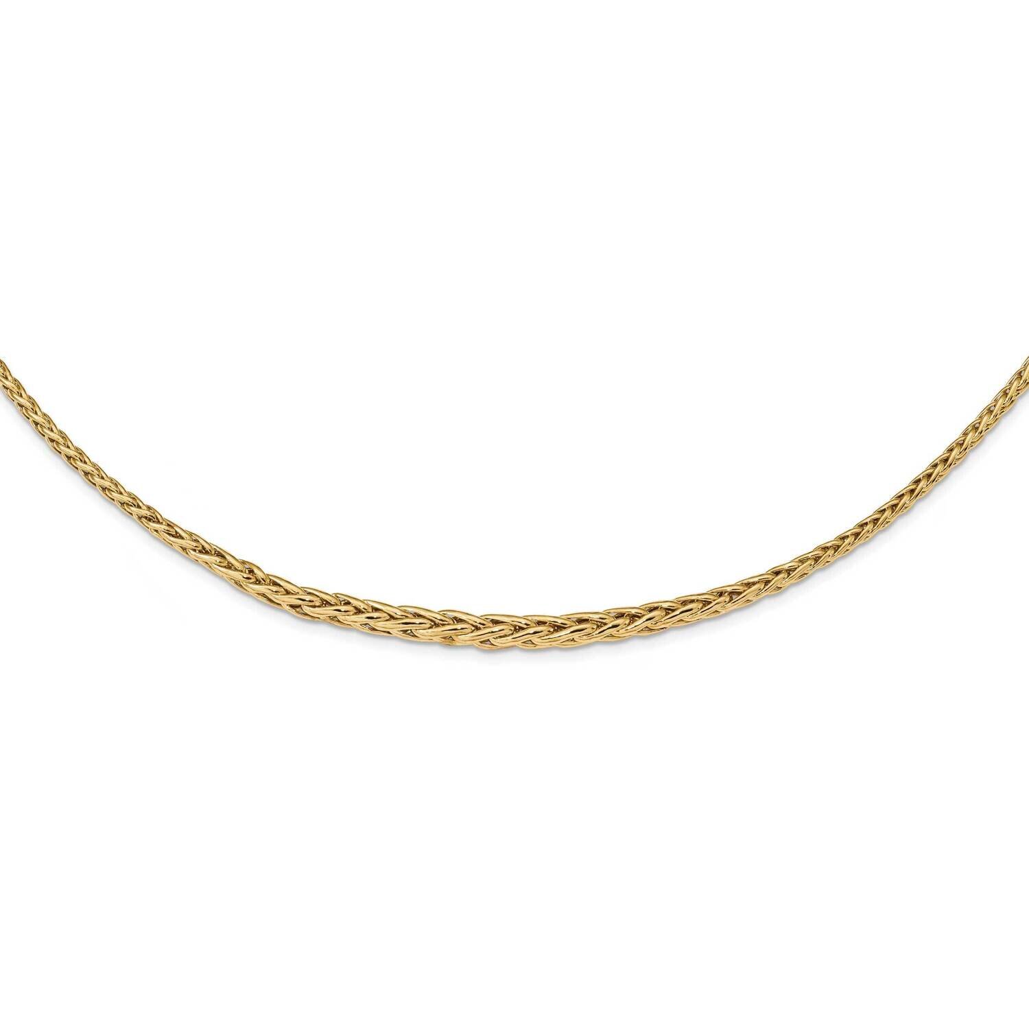 14K Polished Fancy Link Necklace 17.5 Inch 14k Gold Polished SF2414-17.5