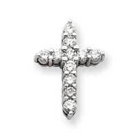 A Diamond Cross Pendant 14k White Gold XP1759WA