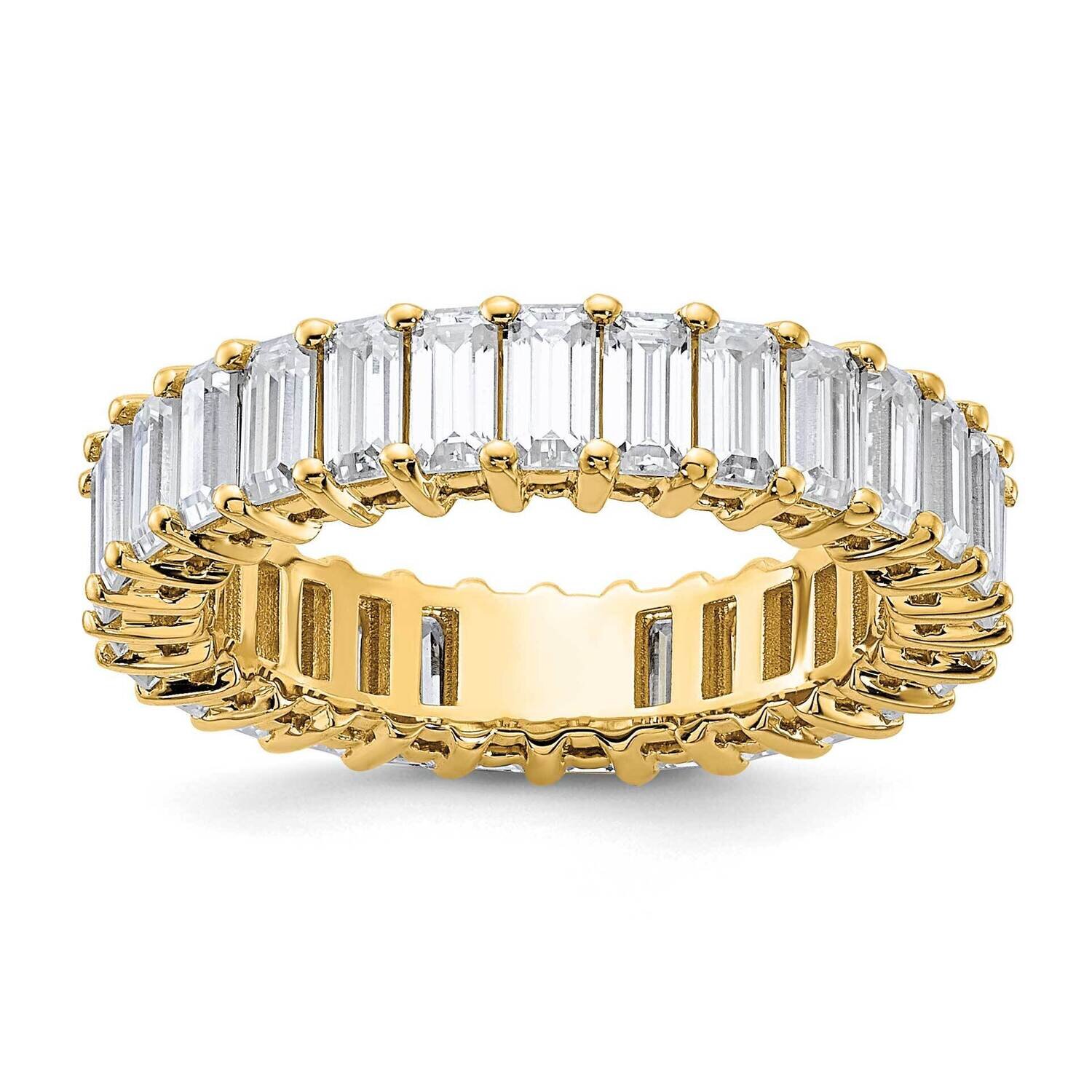 Emerald-cut G H I True Light Moissanite Eternity Band 14k Gold ET0042-340-5Y4MT, MPN: ET0042-340-5Y…