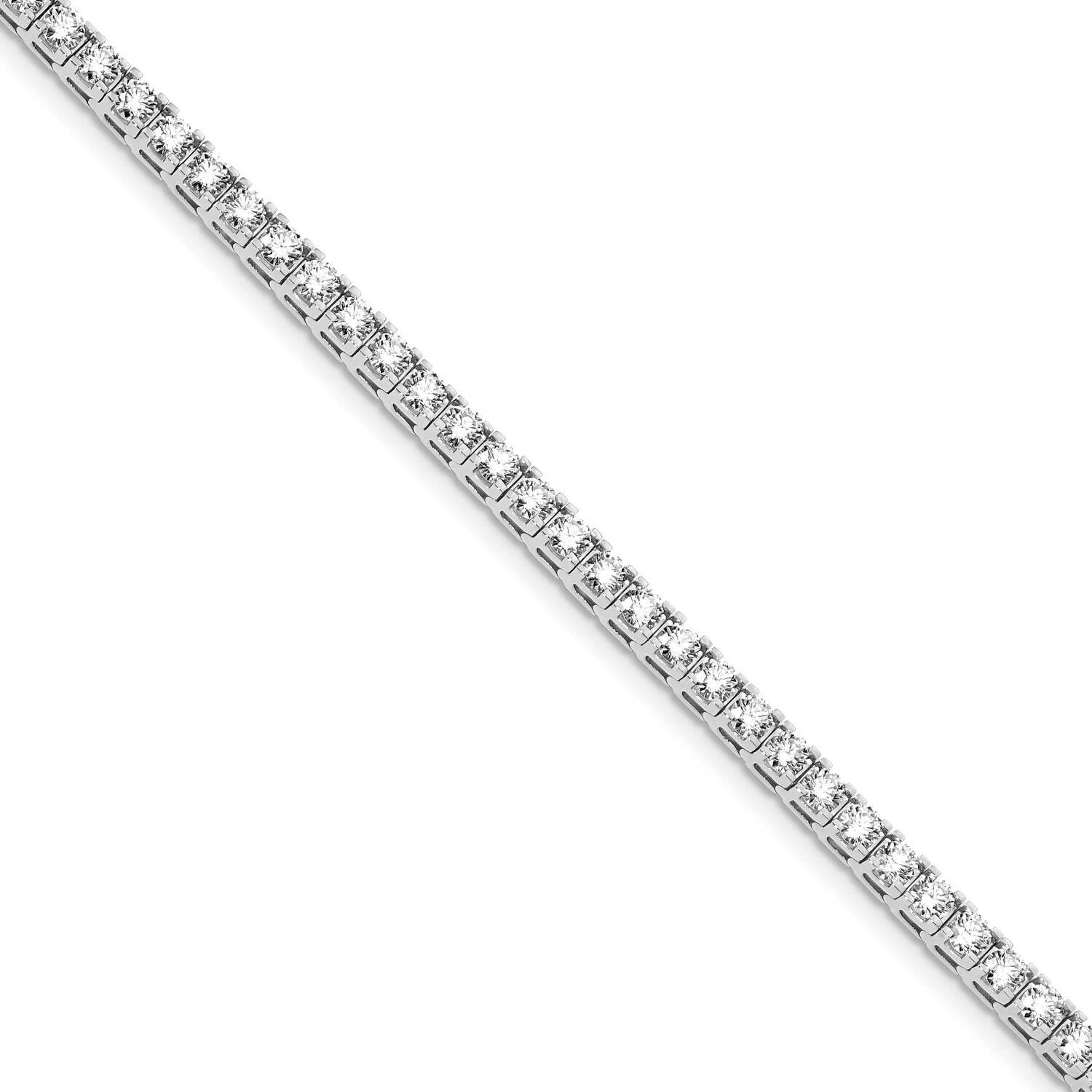 7.00ctw. Near Colorless Moissanite 4 Prong Tennis Bracelet 14k White Gold X2044WMT, MPN: X2044WMT, …