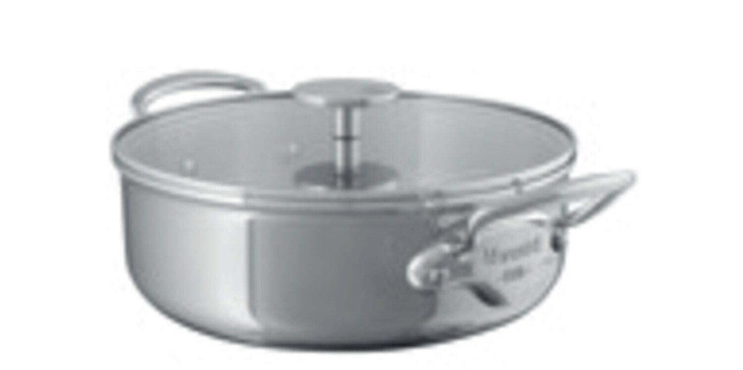 Mauviel M&#39;Cook Rondeau with Glass Lid 28cm 523079