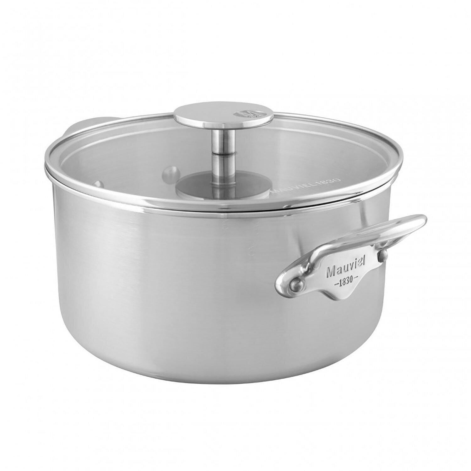 Mauviel M&#39;Urban 3 Cocotte with Glass Lid 24cm 503175