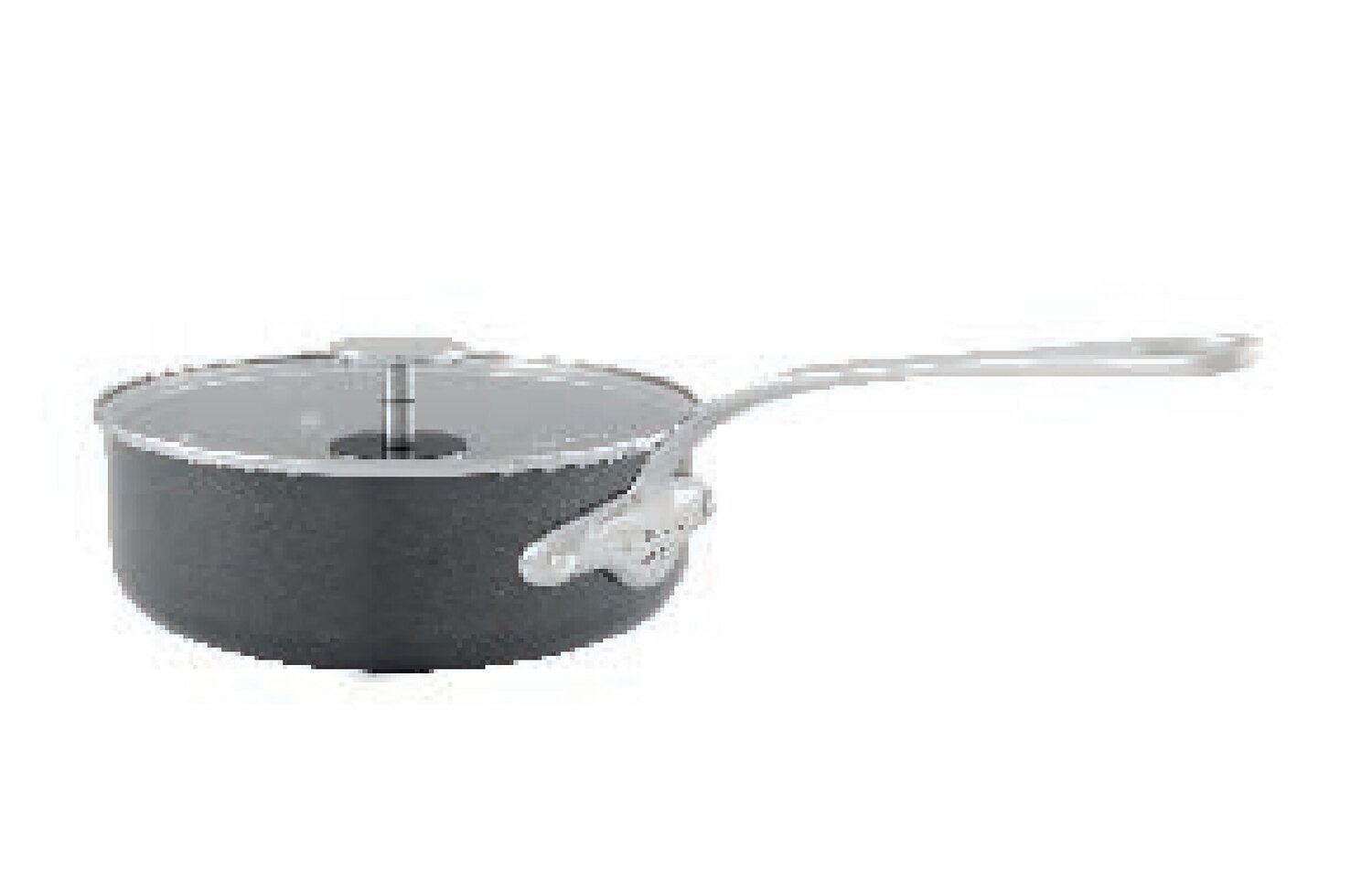 Mauviel M&#39;Stone 3 Sautepan with Glass Lid 24cm 861175